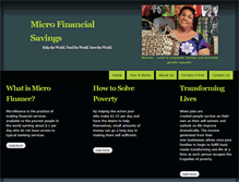 Tablet Screenshot of microfinancialsavings.org